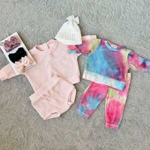 ❄️🎀 Cozy winter sets for baby 6-9 months
